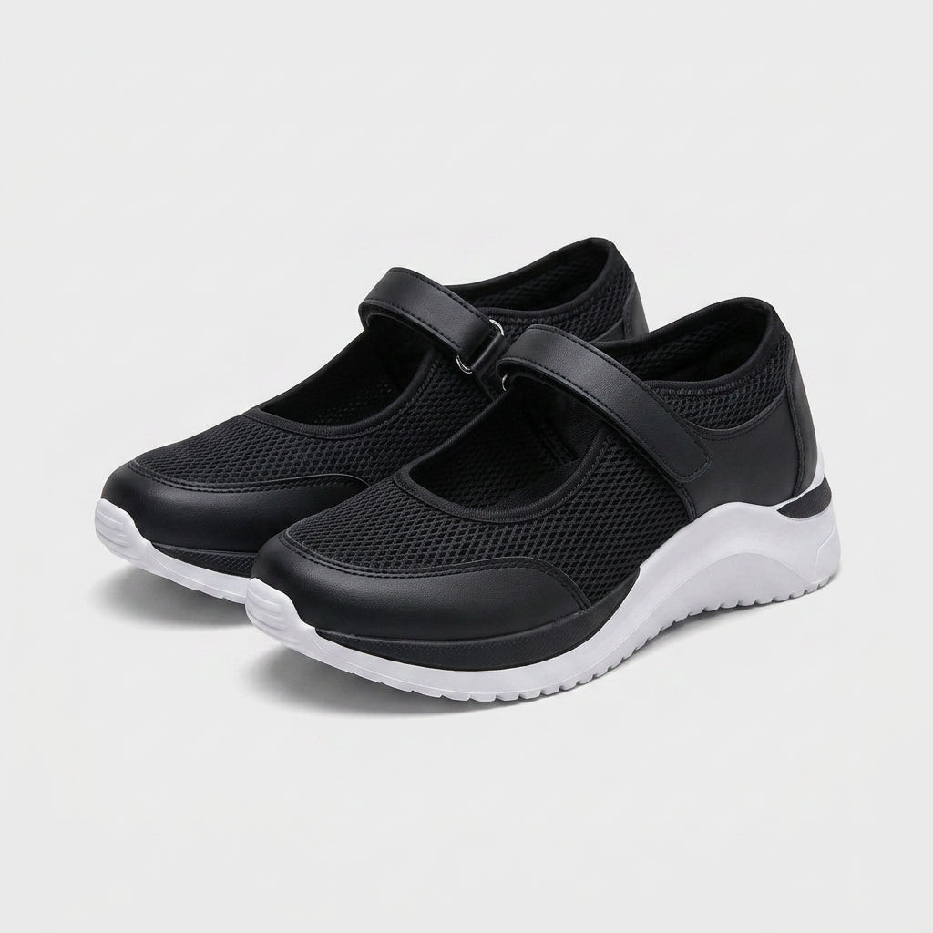 Sneakers Légères Semelle Crantée Coupe Classique pour Femme