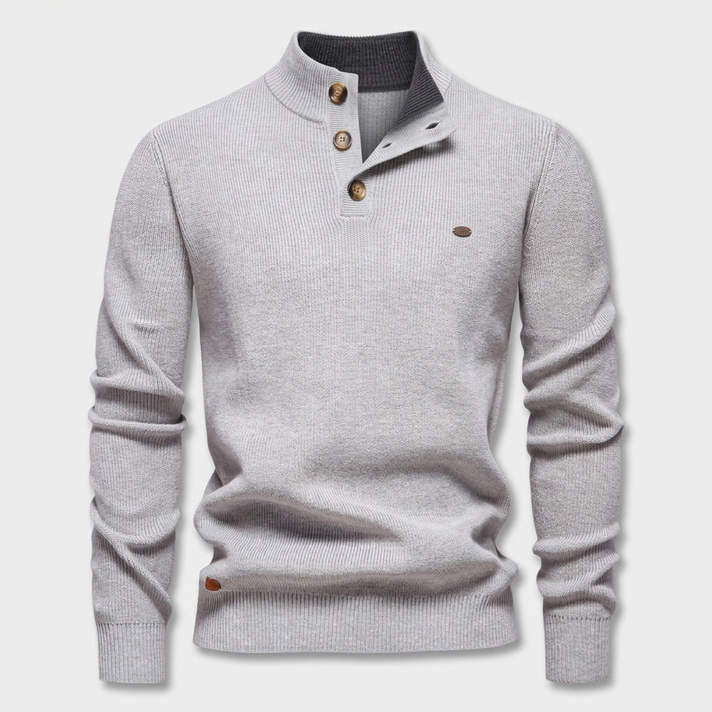 Pull Maille Fine Col Rond Coupe Classique pour Homme