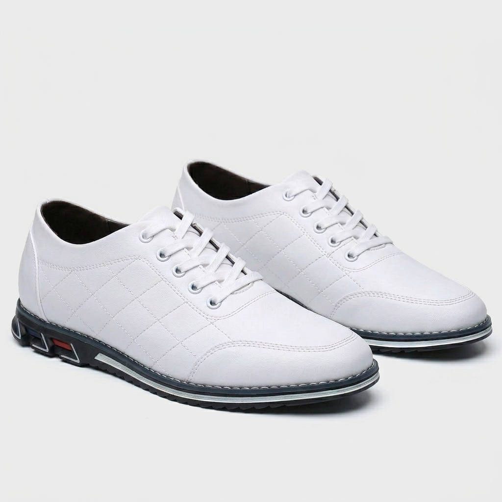 Chaussures Casual à Lacets Détails Matelassés Semelle Sport pour Homme