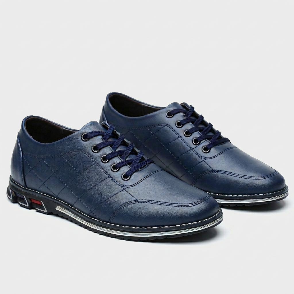 Chaussures Casual à Lacets Détails Matelassés Semelle Sport pour Homme