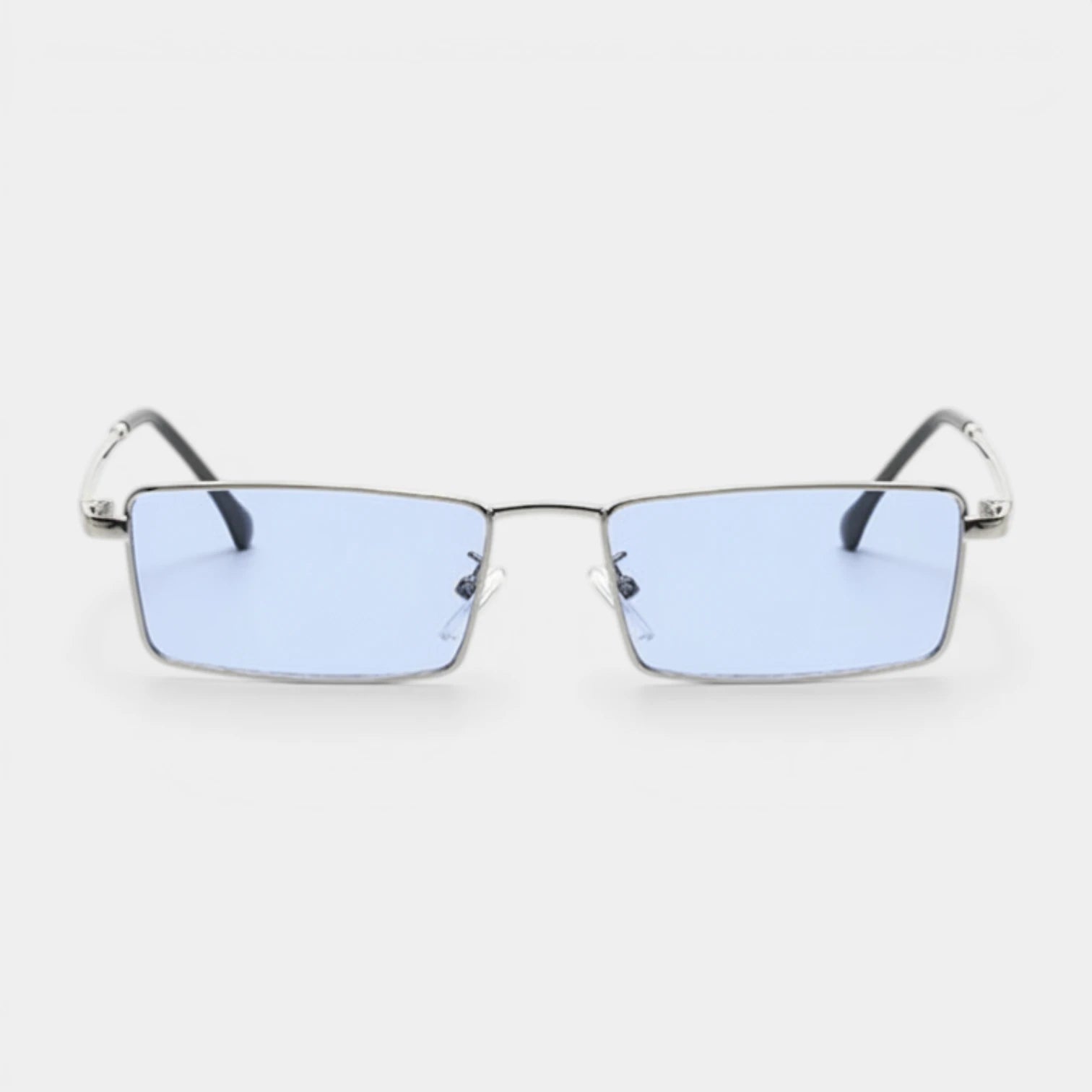 Lunettes Rectangulaires Métal Profil Fin pour Homme