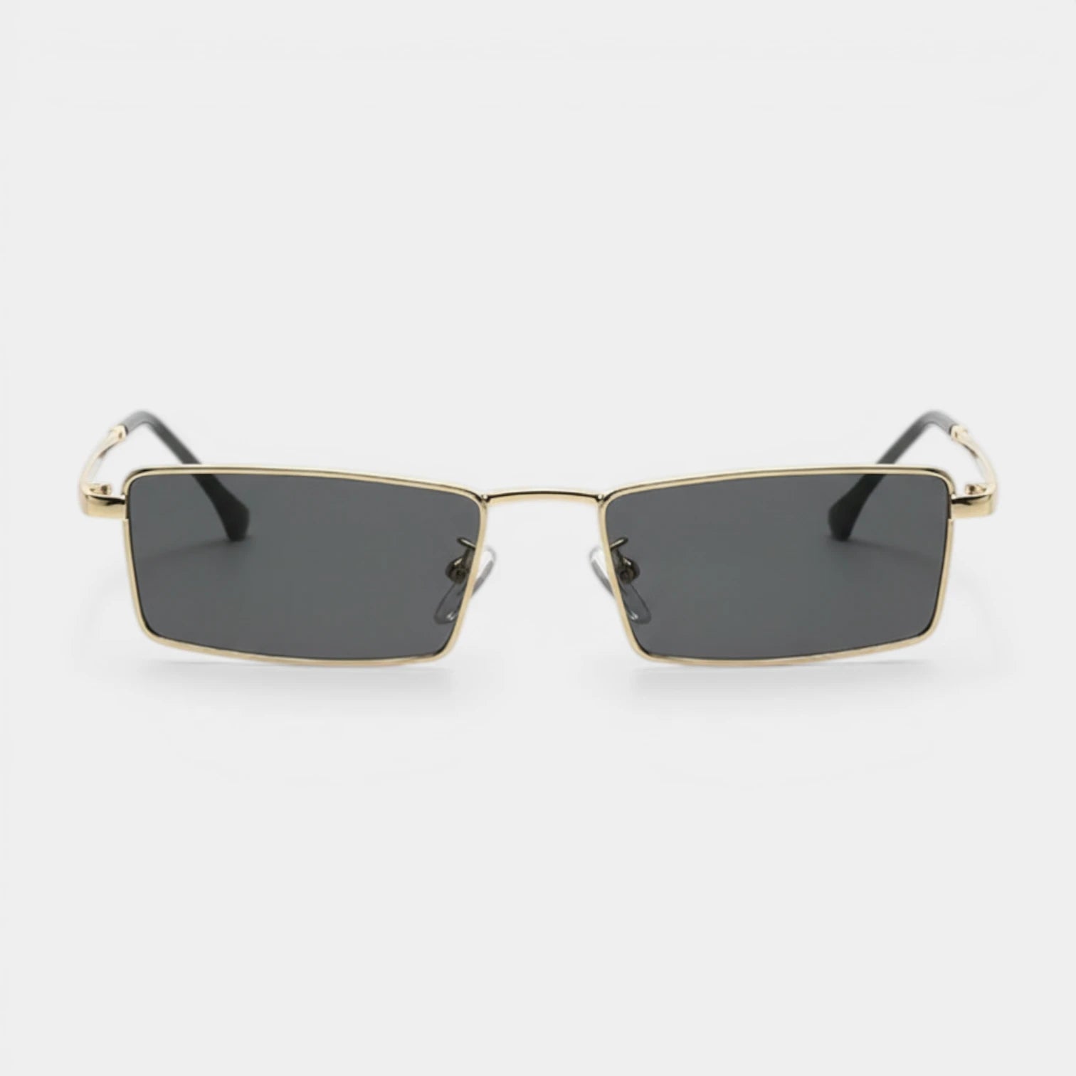 Lunettes Rectangulaires Métal Profil Fin pour Homme