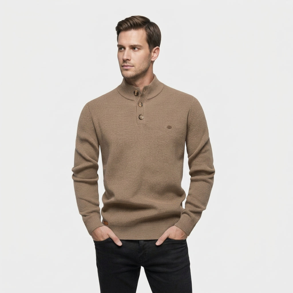 Pull Maille Fine Col Rond Coupe Classique pour Homme