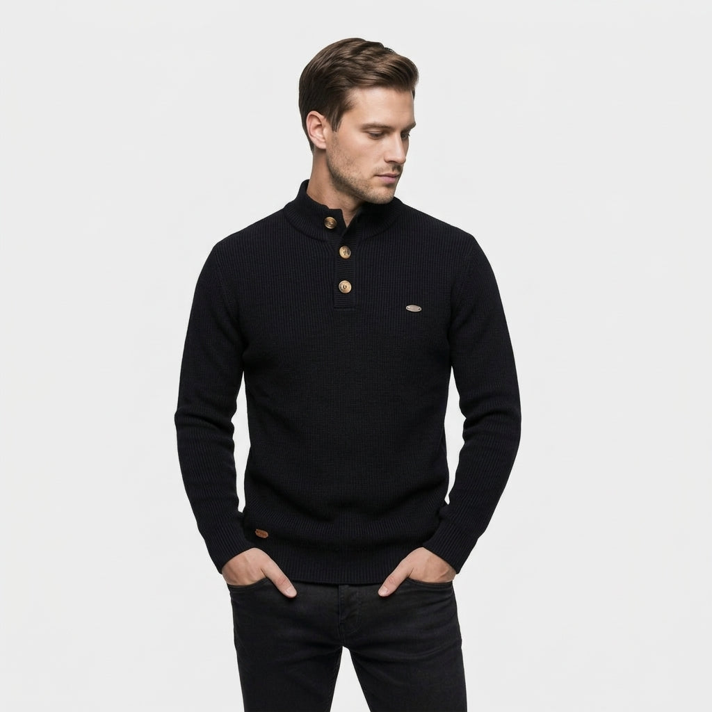Pull Maille Fine Col Rond Coupe Classique pour Homme