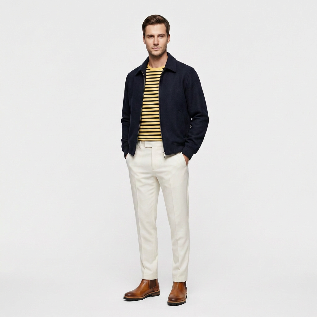 Bottines Chelsea Imperméables Empiècements Élastiques pour Homme