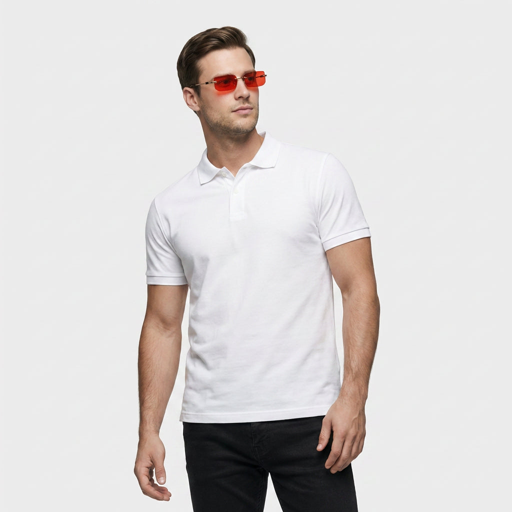 Lunettes Sans Monture Verres Teintés Profil Fin pour Homme