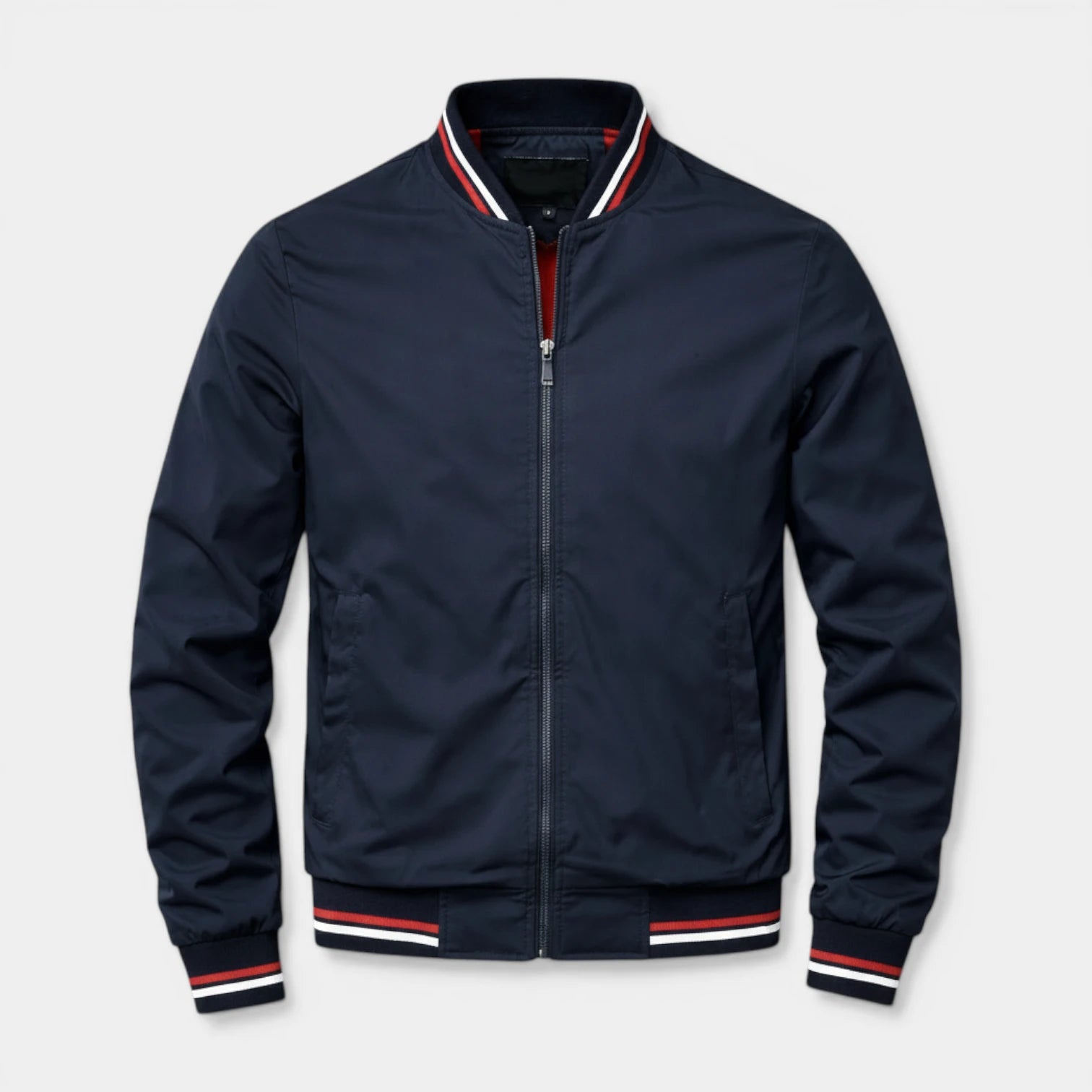 Veste Bomber Légère Col Côtelé pour Homme