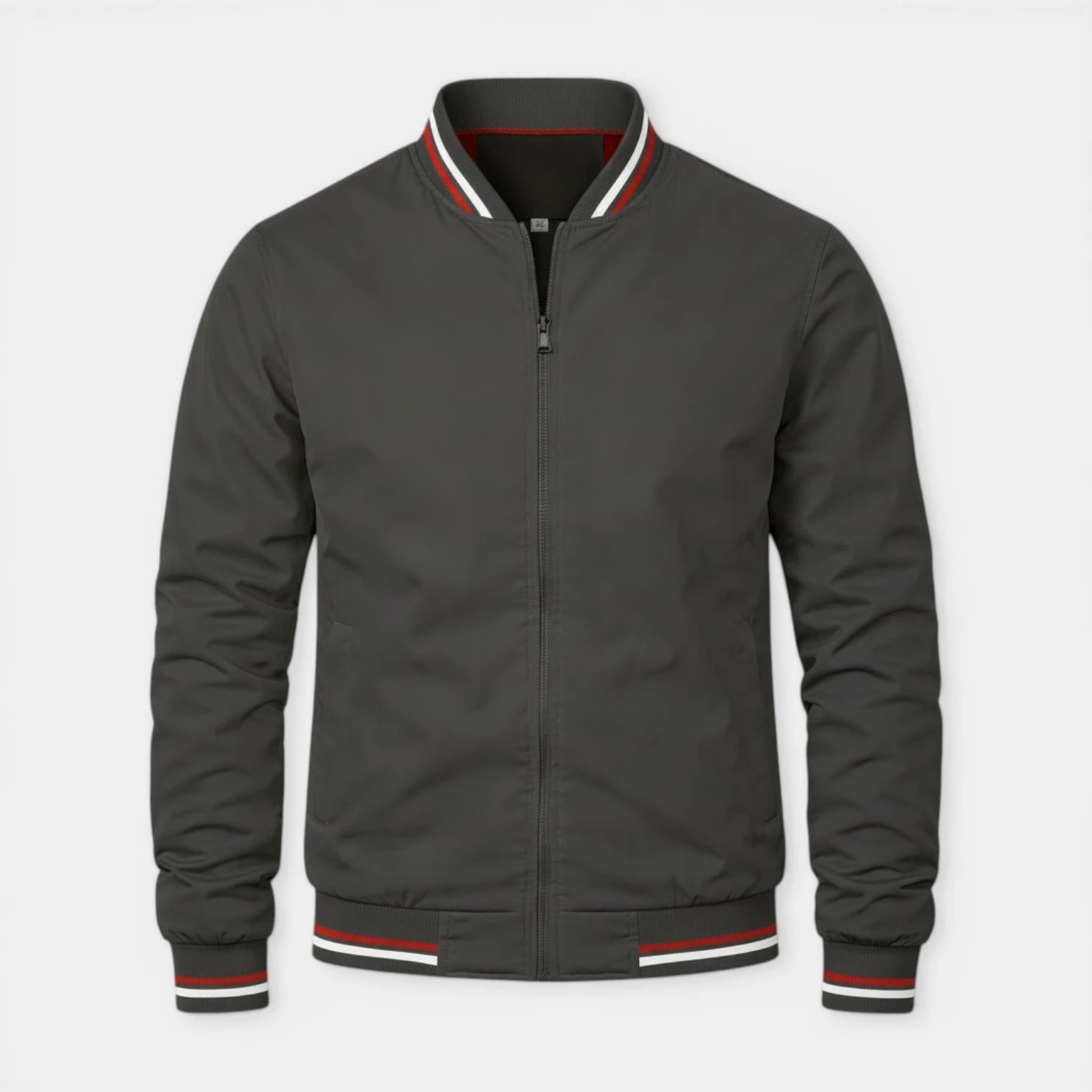 Veste Bomber Légère Col Côtelé pour Homme