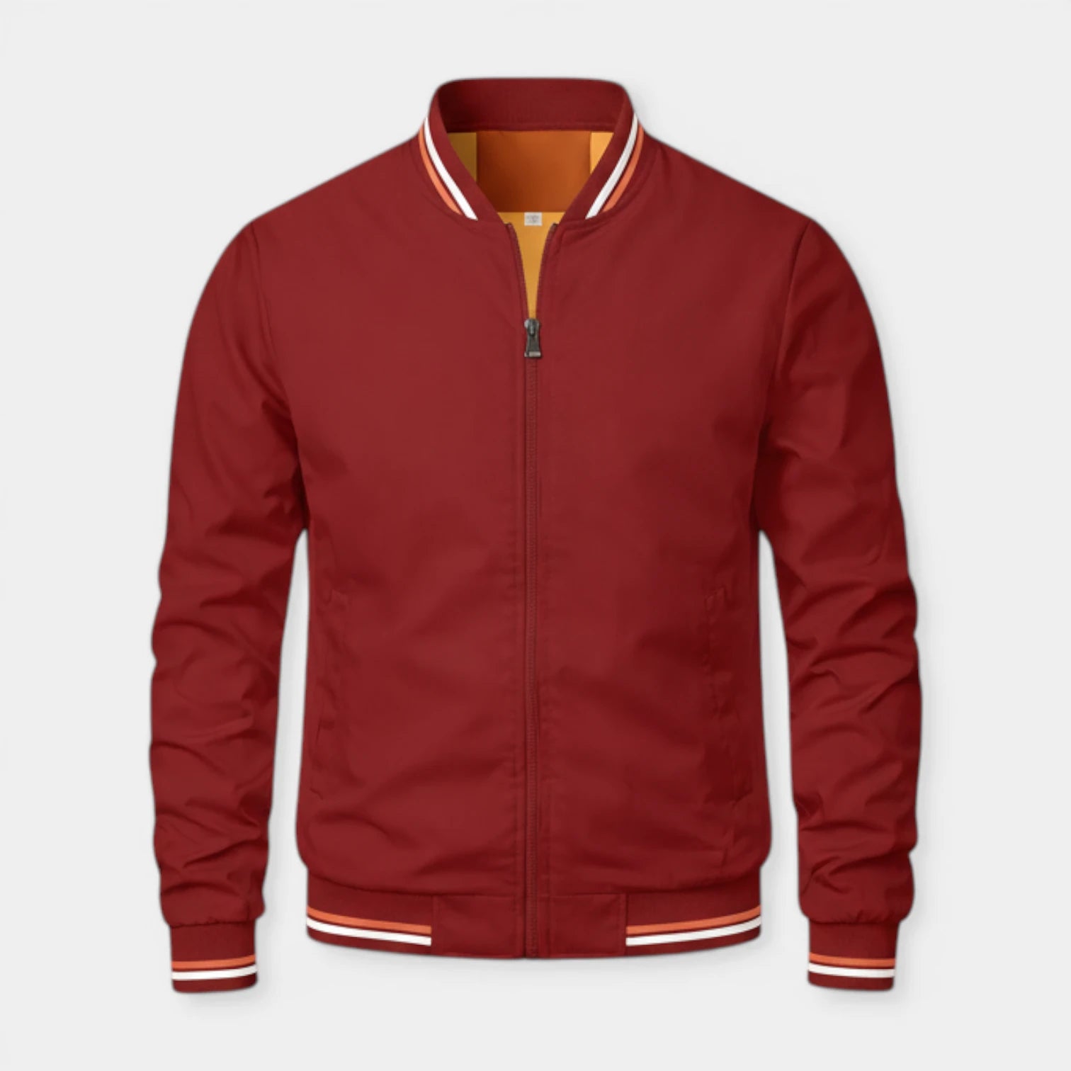 Veste Bomber Légère Col Côtelé pour Homme
