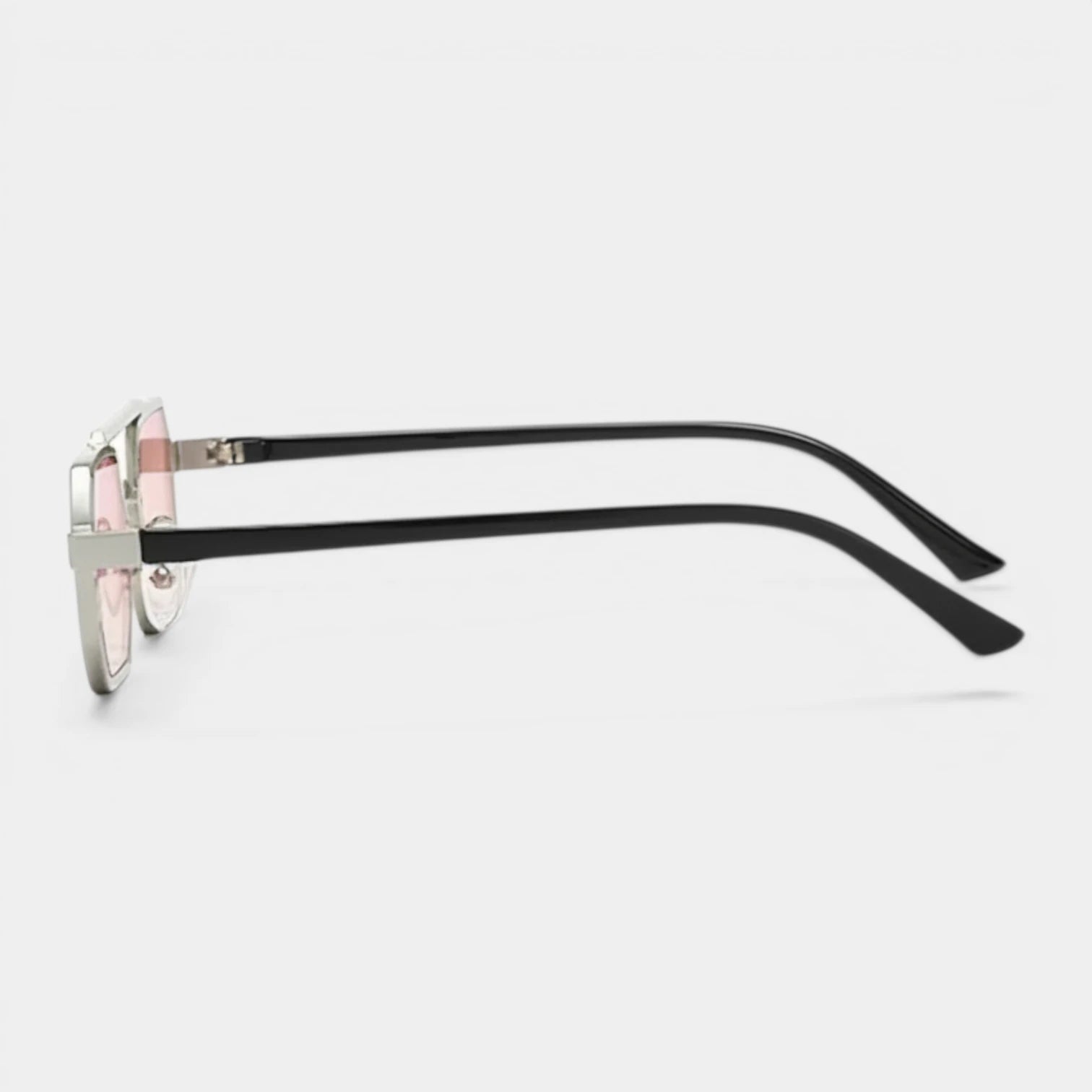Lunettes Octogonales Pont Métallique Verres Teintés pour Homme