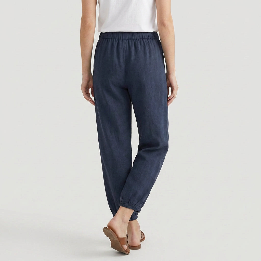 Pantalon Taille Haute Coupe Décontractée pour Femme