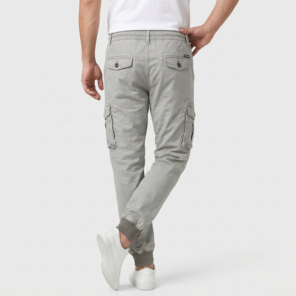 Pantalon Jogger Cargo Taille Élastiquée pour Homme