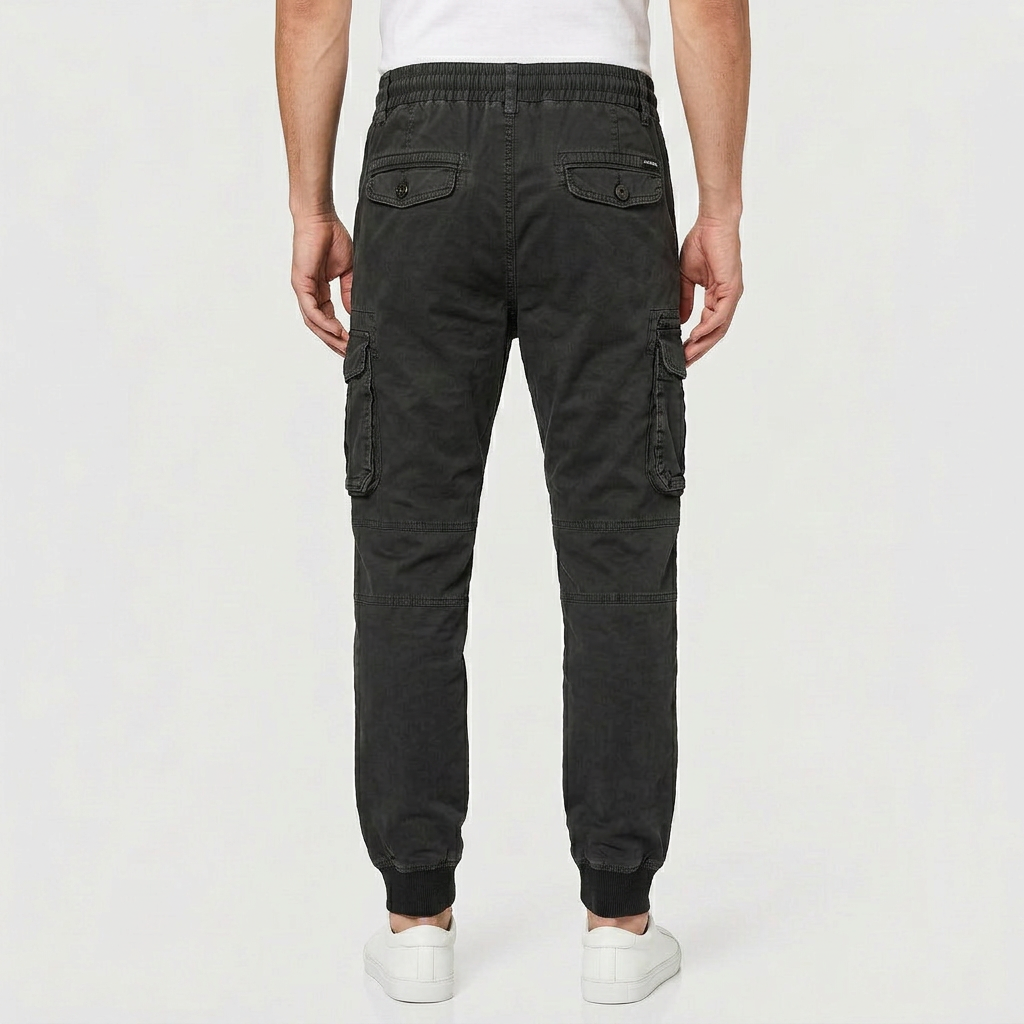 Pantalon Jogger Cargo Taille Élastiquée pour Homme