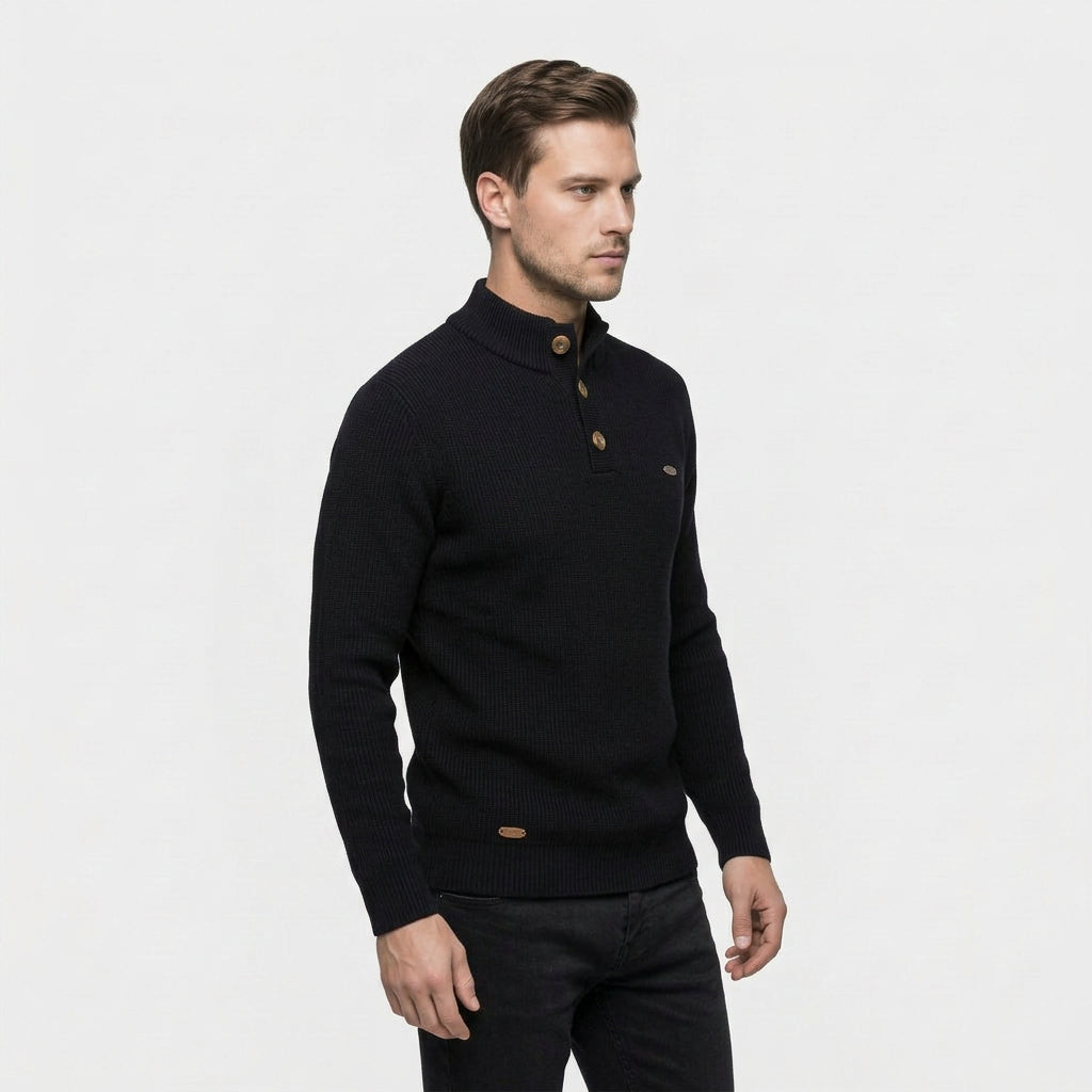 Pull Maille Fine Col Rond Coupe Classique pour Homme