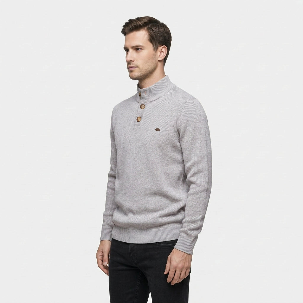 Pull Maille Fine Col Rond Coupe Classique pour Homme