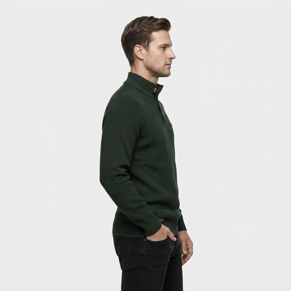 Pull Maille Fine Col Rond Coupe Classique pour Homme