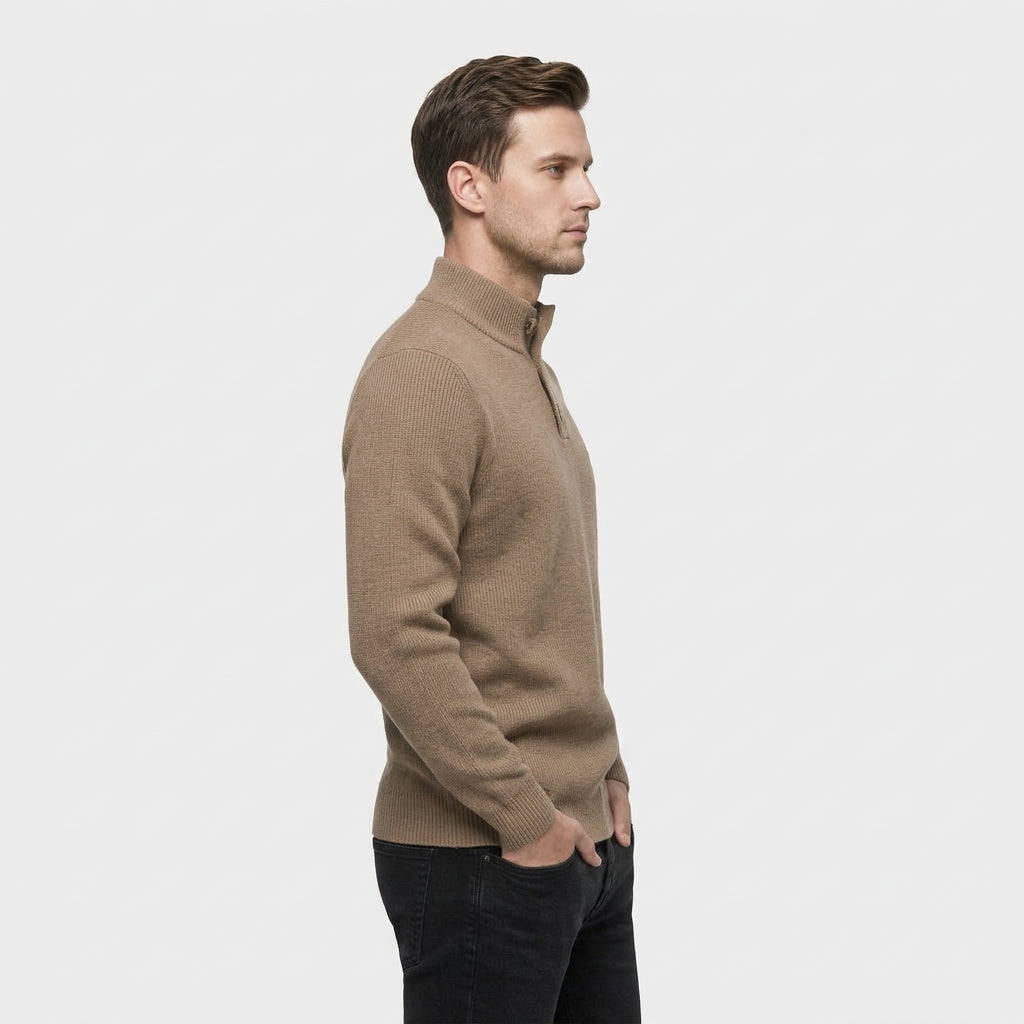 Pull Maille Fine Col Rond Coupe Classique pour Homme