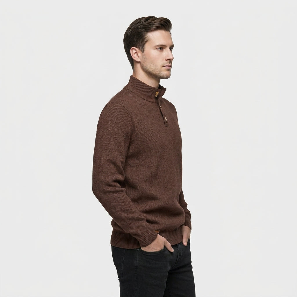 Pull Maille Fine Col Rond Coupe Classique pour Homme