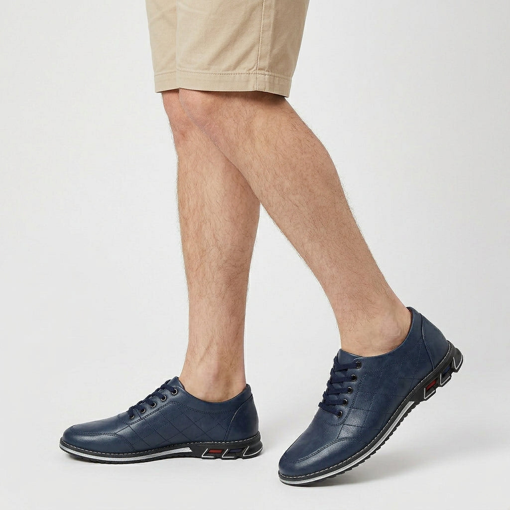 Chaussures Casual à Lacets Détails Matelassés Semelle Sport pour Homme