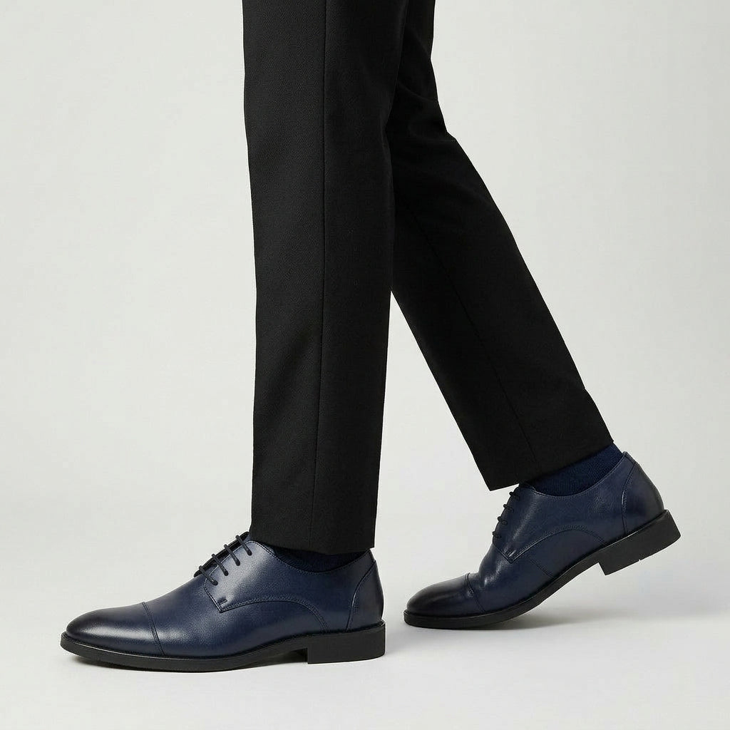 Oxford Cuir Pleine Fleur Cousu Goodyear pour Homme