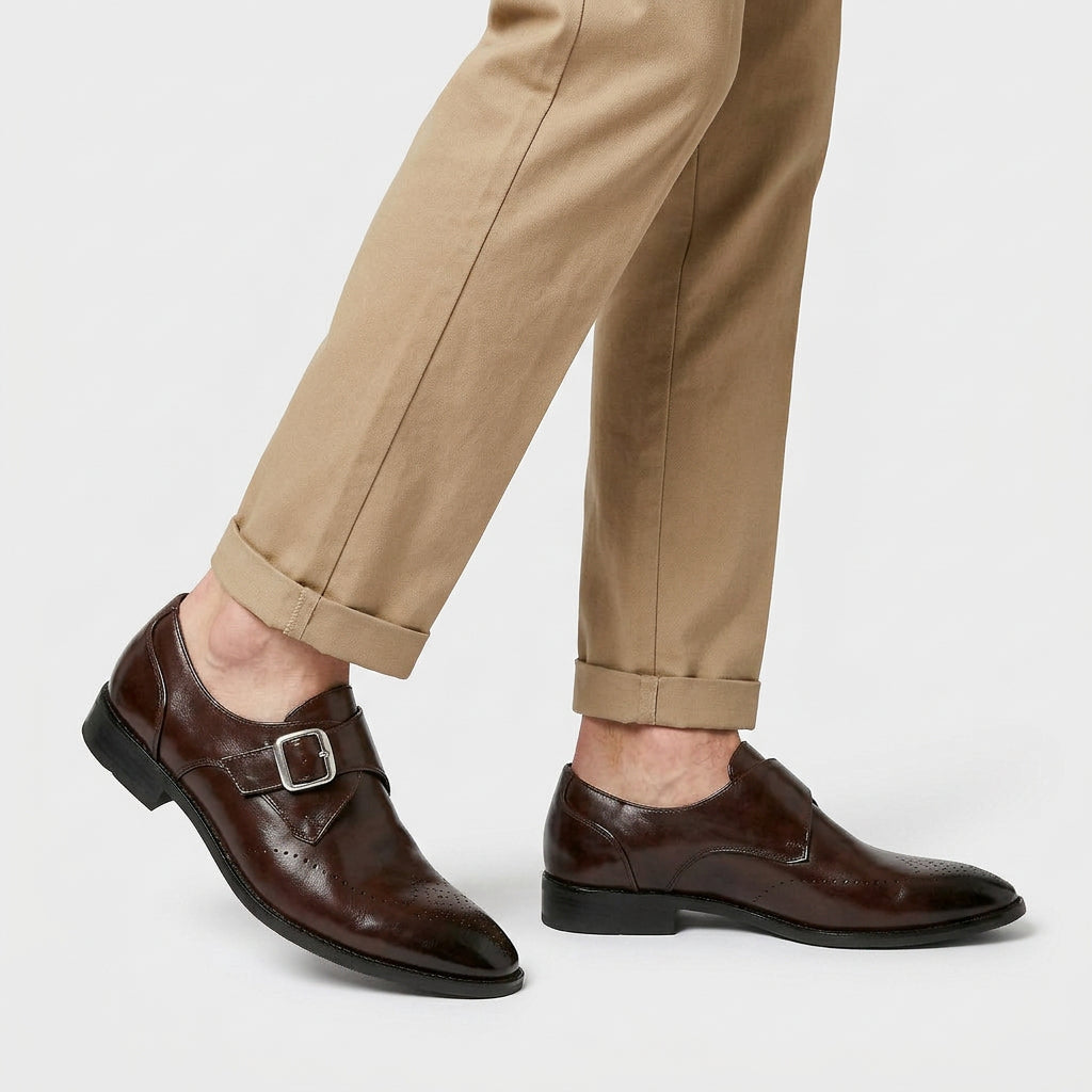 Chaussures Boucle Cuir Cousu Blake pour Homme