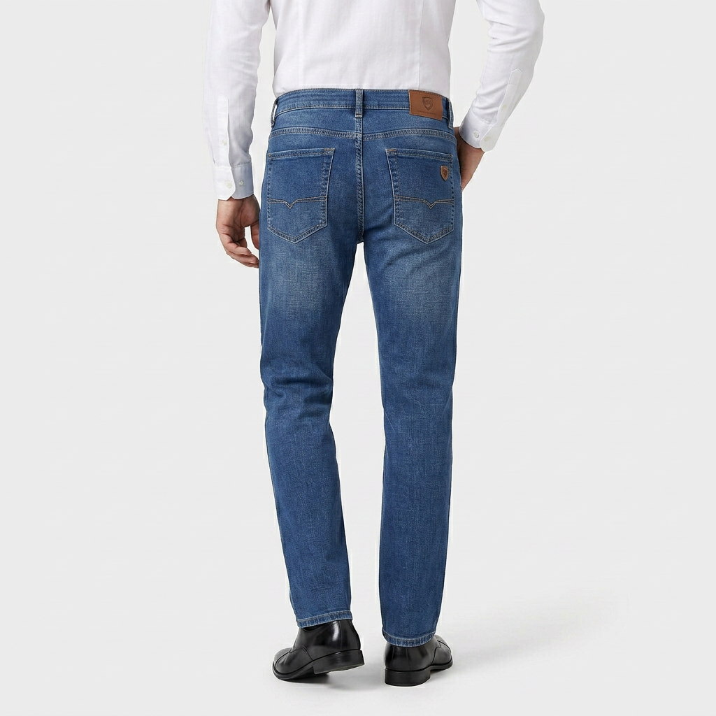 Jean Denim Classique Coupe Droite pour Homme