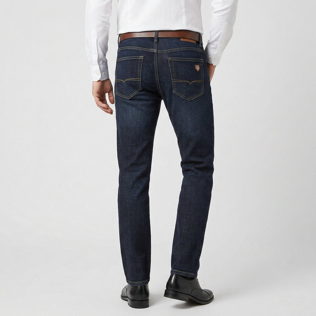 Jean Denim Classique Coupe Droite pour Homme