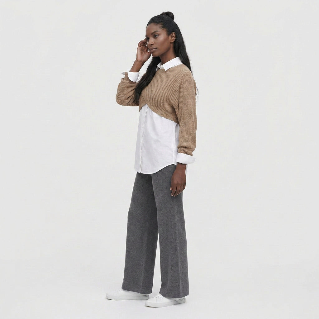 Ensemble Trois Pièces Confort Jersey Fluide pour Femme