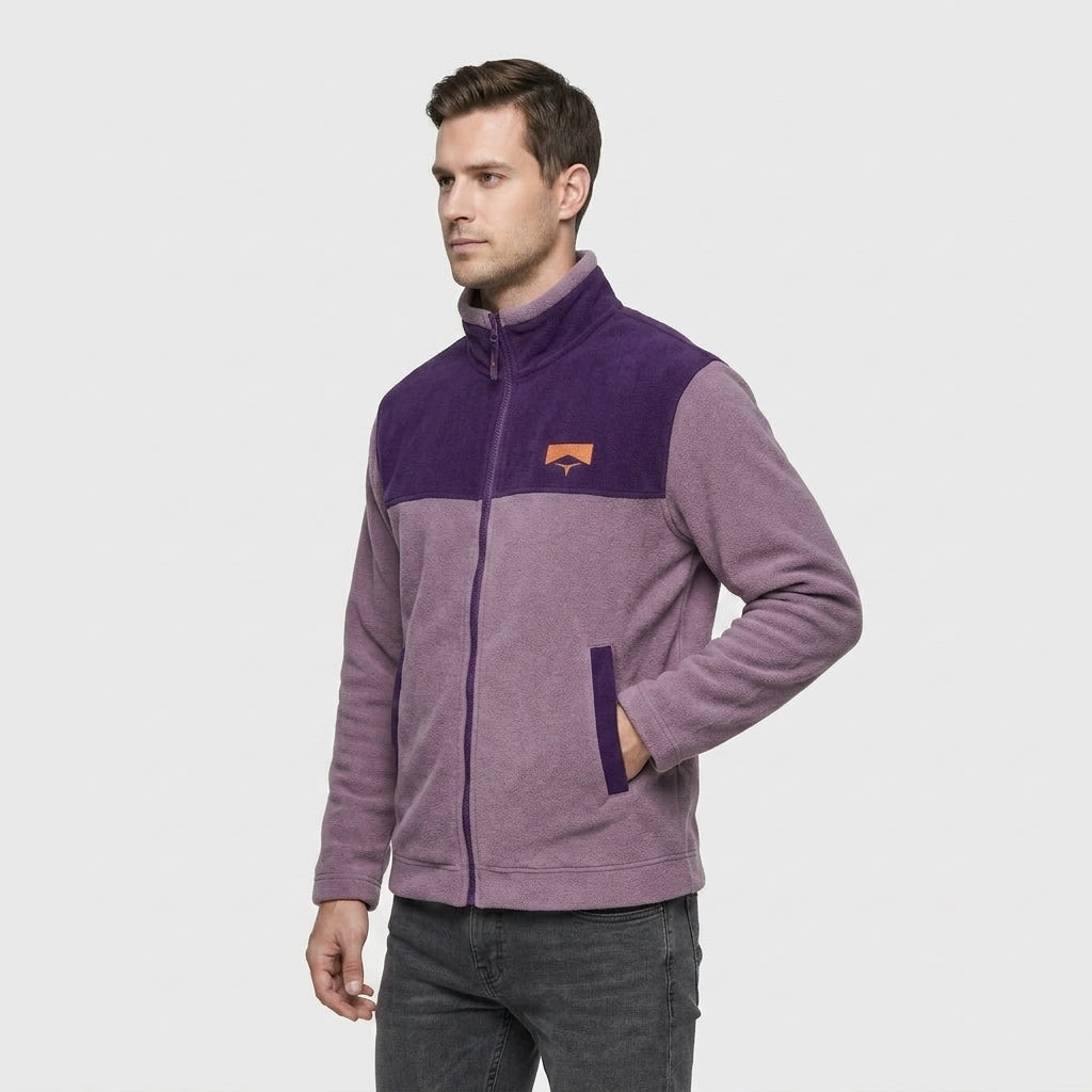 Veste Western Doublure Polaire Motifs Ethniques pour Homme