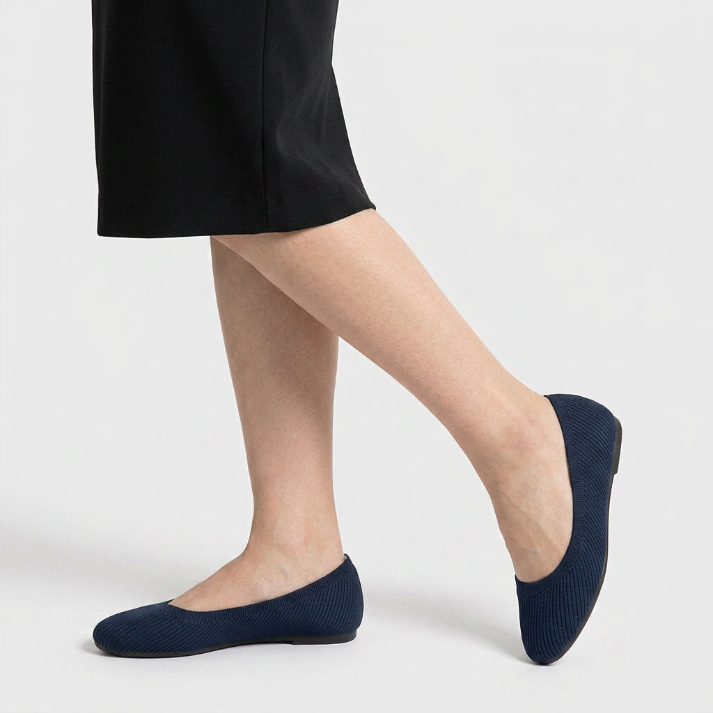 Ballerines Maille Stretch Slip-On Respirantes pour Femme