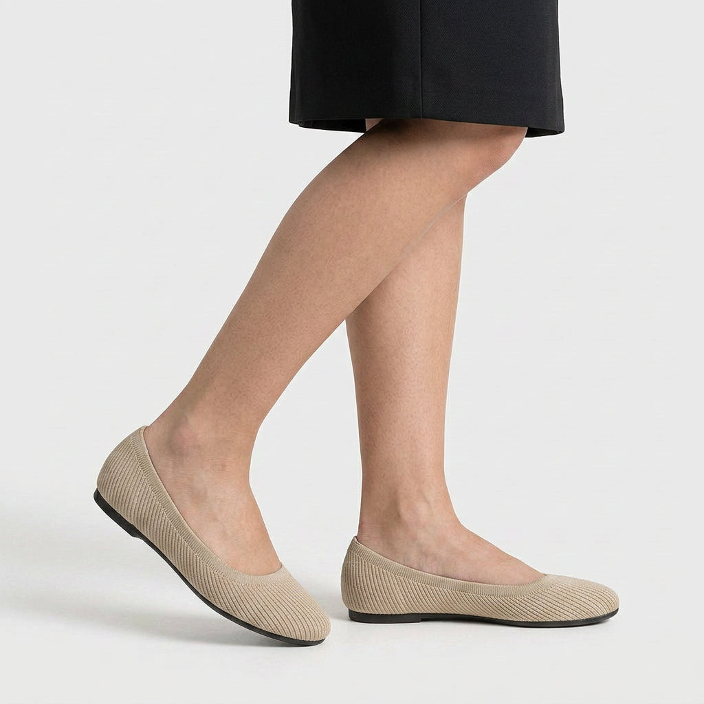Ballerines Maille Stretch Slip-On Respirantes pour Femme
