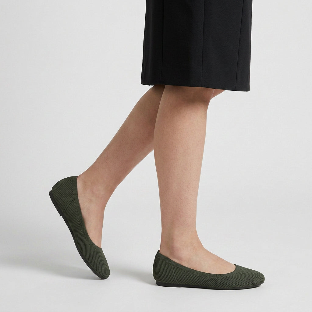 Ballerines Maille Stretch Slip-On Respirantes pour Femme