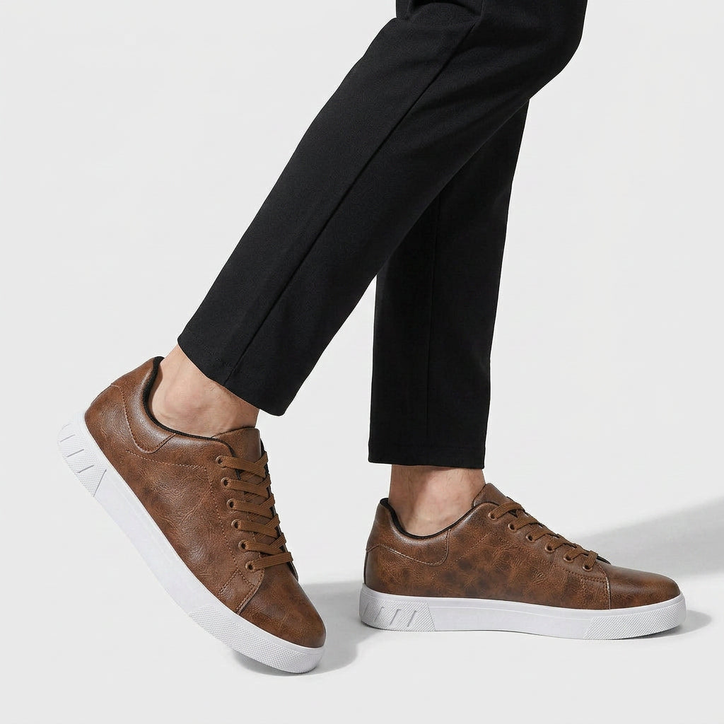 Sneakers Basses Classiques à Lacets pour Homme