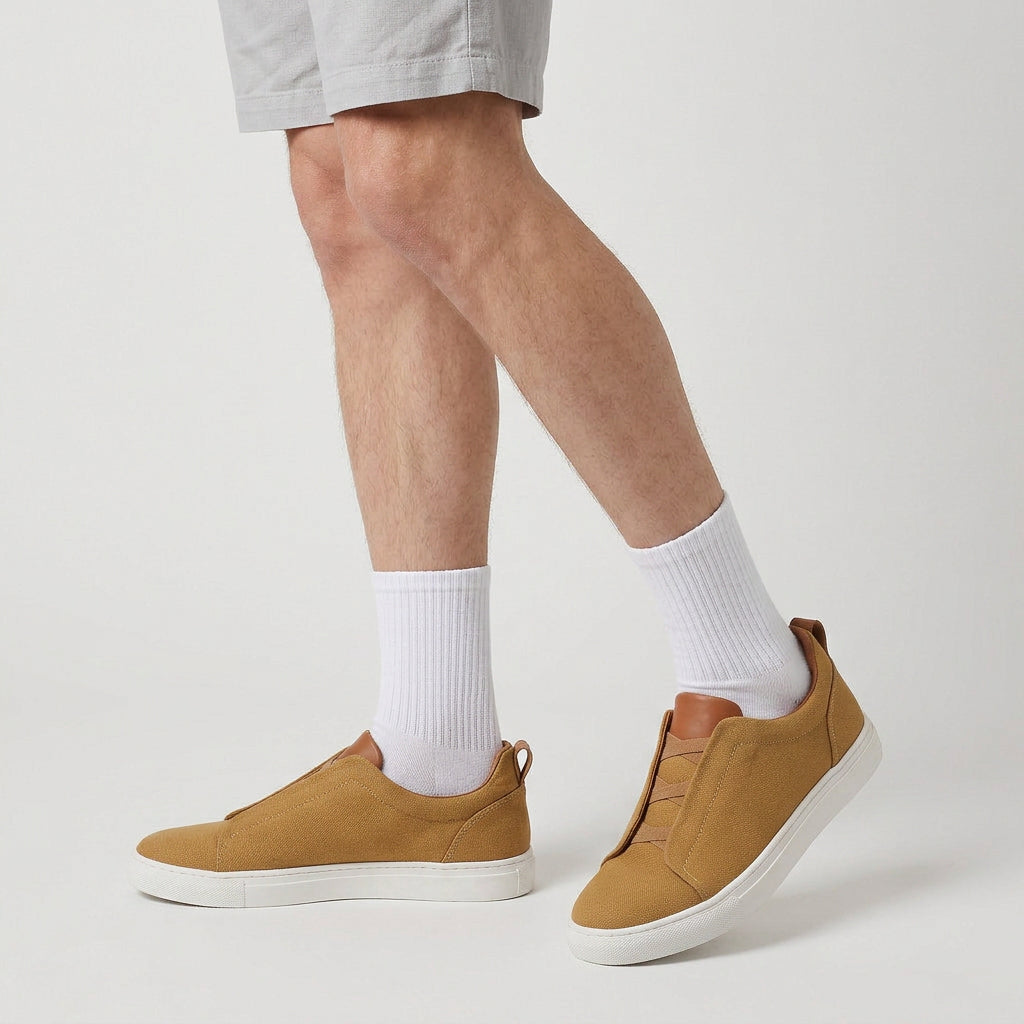 Sneakers Cuir Casual Confort pour Homme