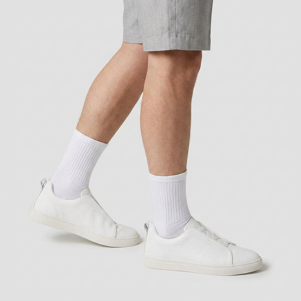 Sneakers Cuir Casual Confort pour Homme