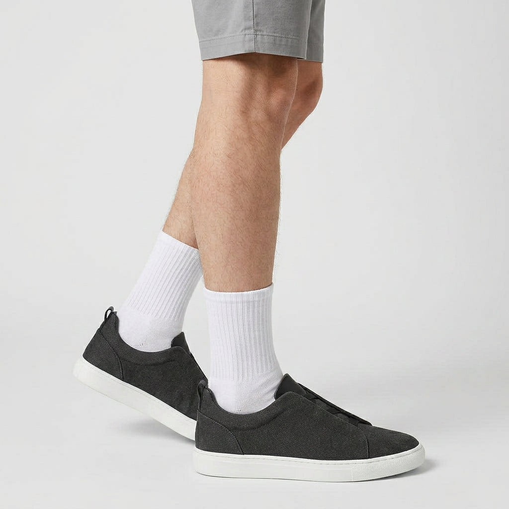 Sneakers Cuir Casual Confort pour Homme