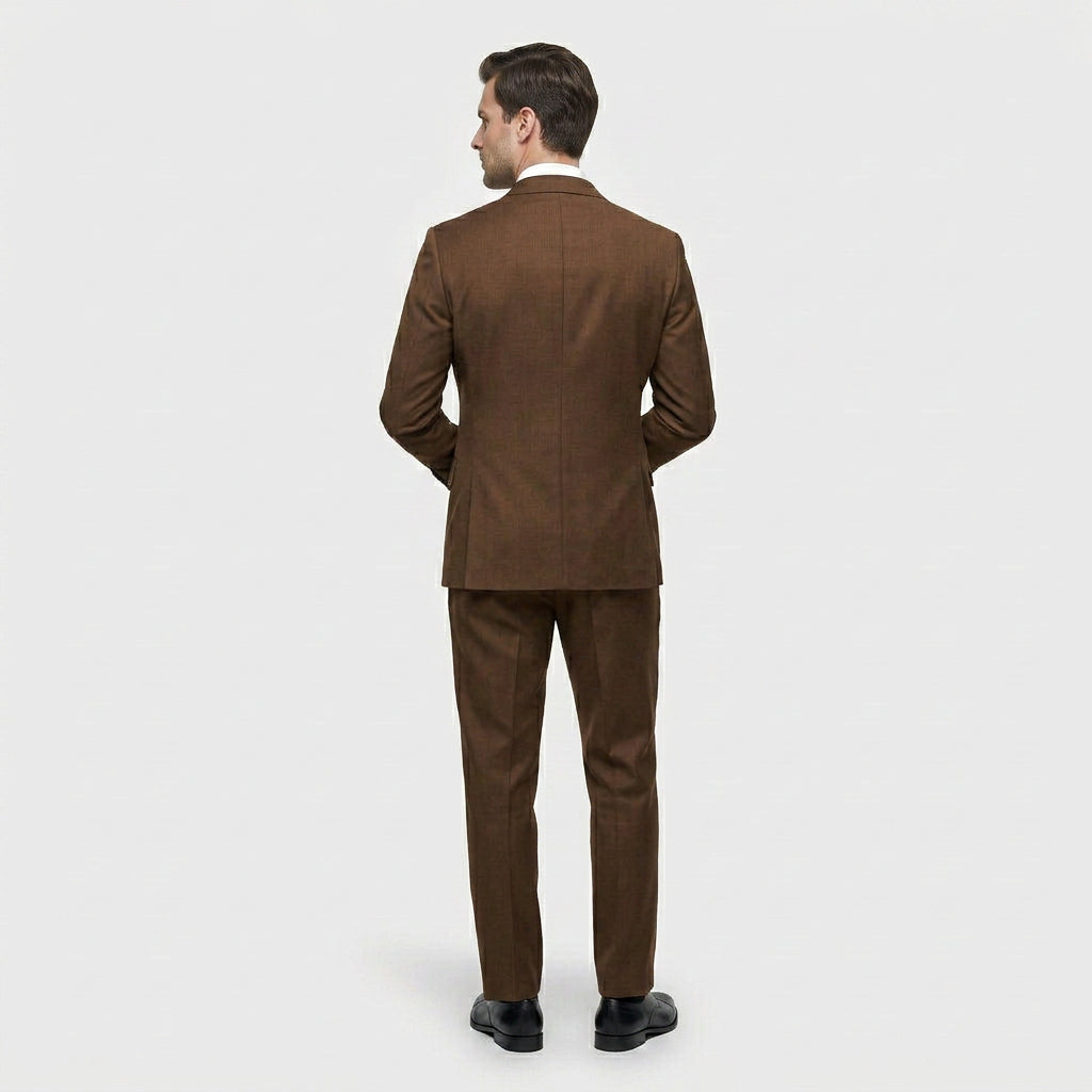 Costume Deux Pièces Double Boutonnage Revers Pointus pour Homme