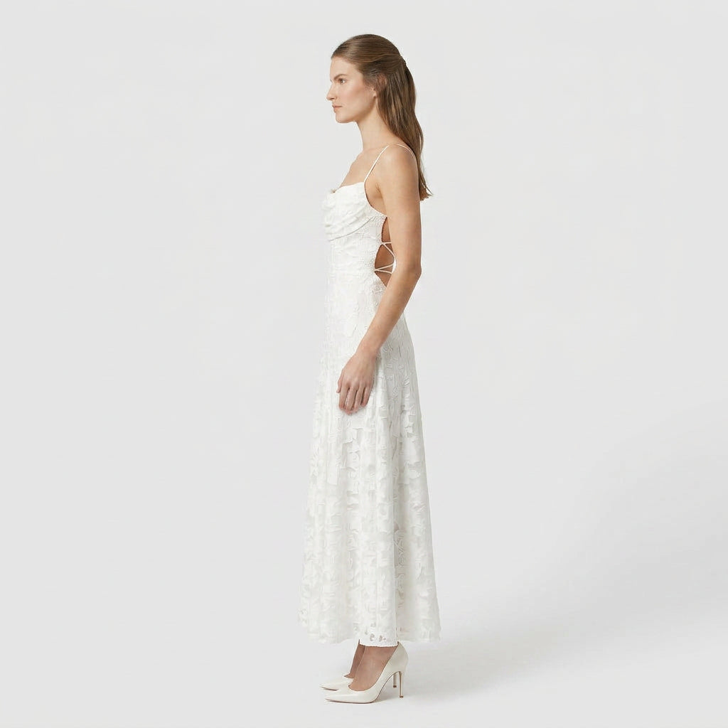 Robe Maxi Bretelles Fines Coupe Décontractée pour Femme