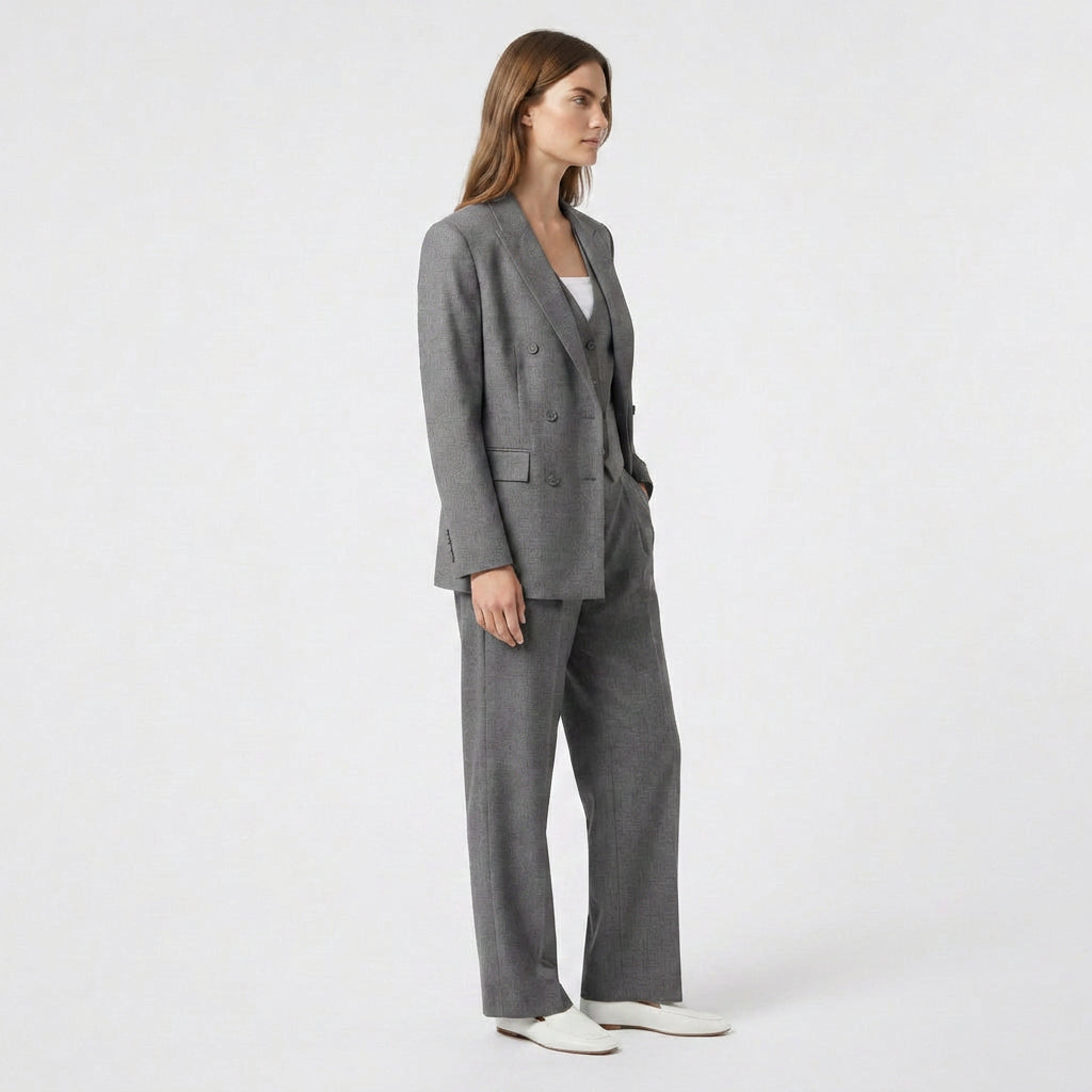 Ensemble Trois Pièces Coupe Coordonnée pour Femme