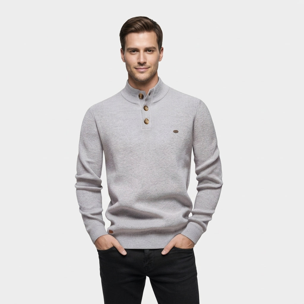 Pull Maille Fine Col Rond Coupe Classique pour Homme