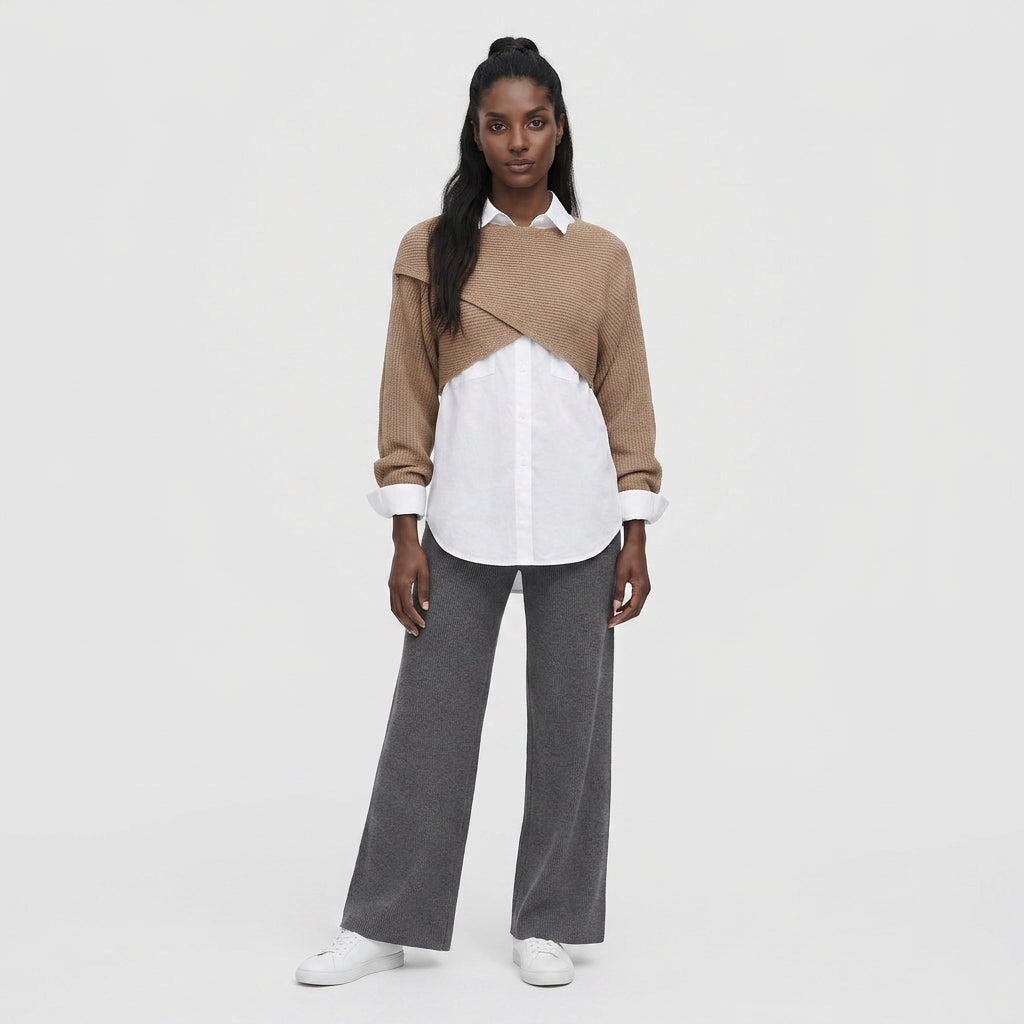 Ensemble Trois Pièces Confort Jersey Fluide pour Femme