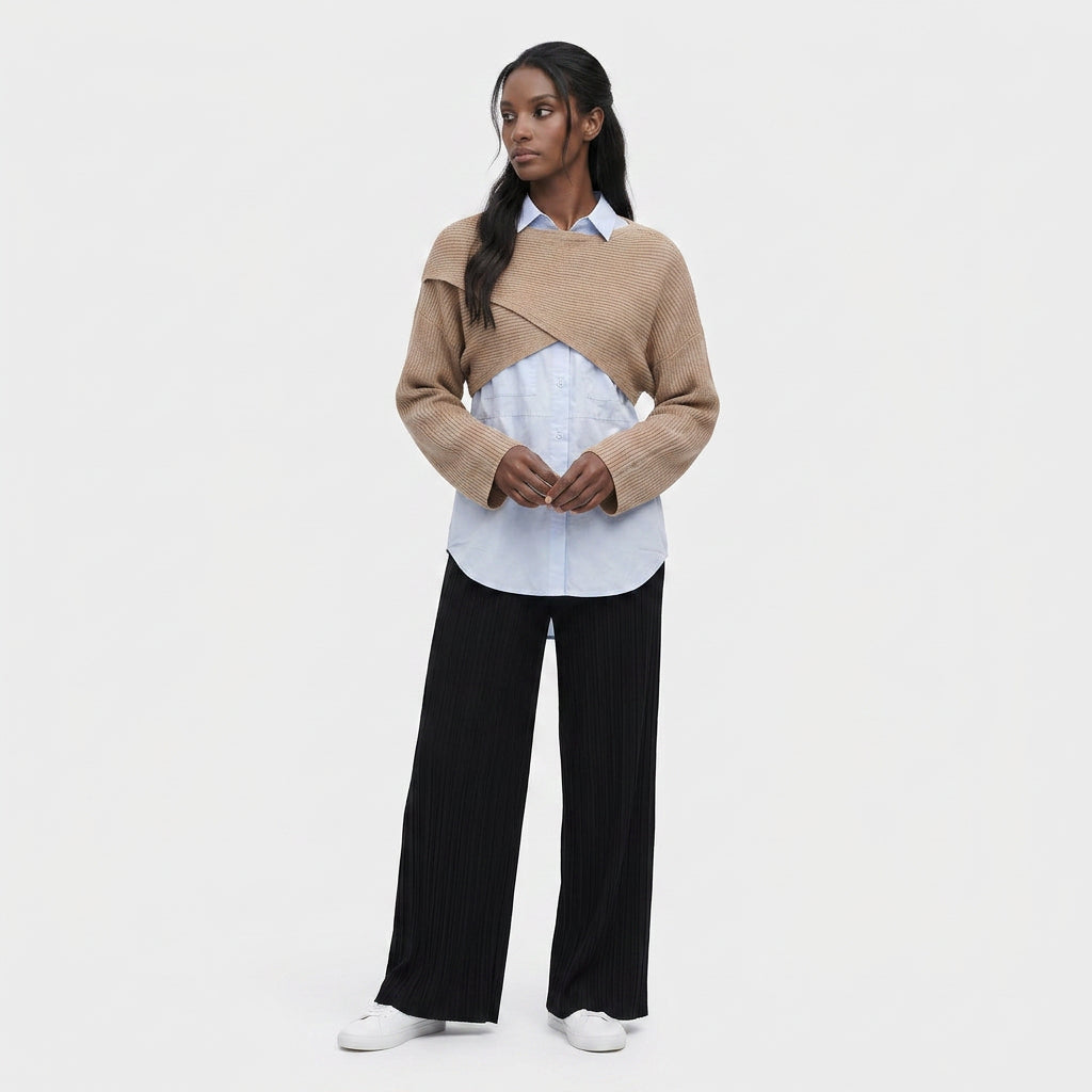 Ensemble Trois Pièces Confort Jersey Fluide pour Femme