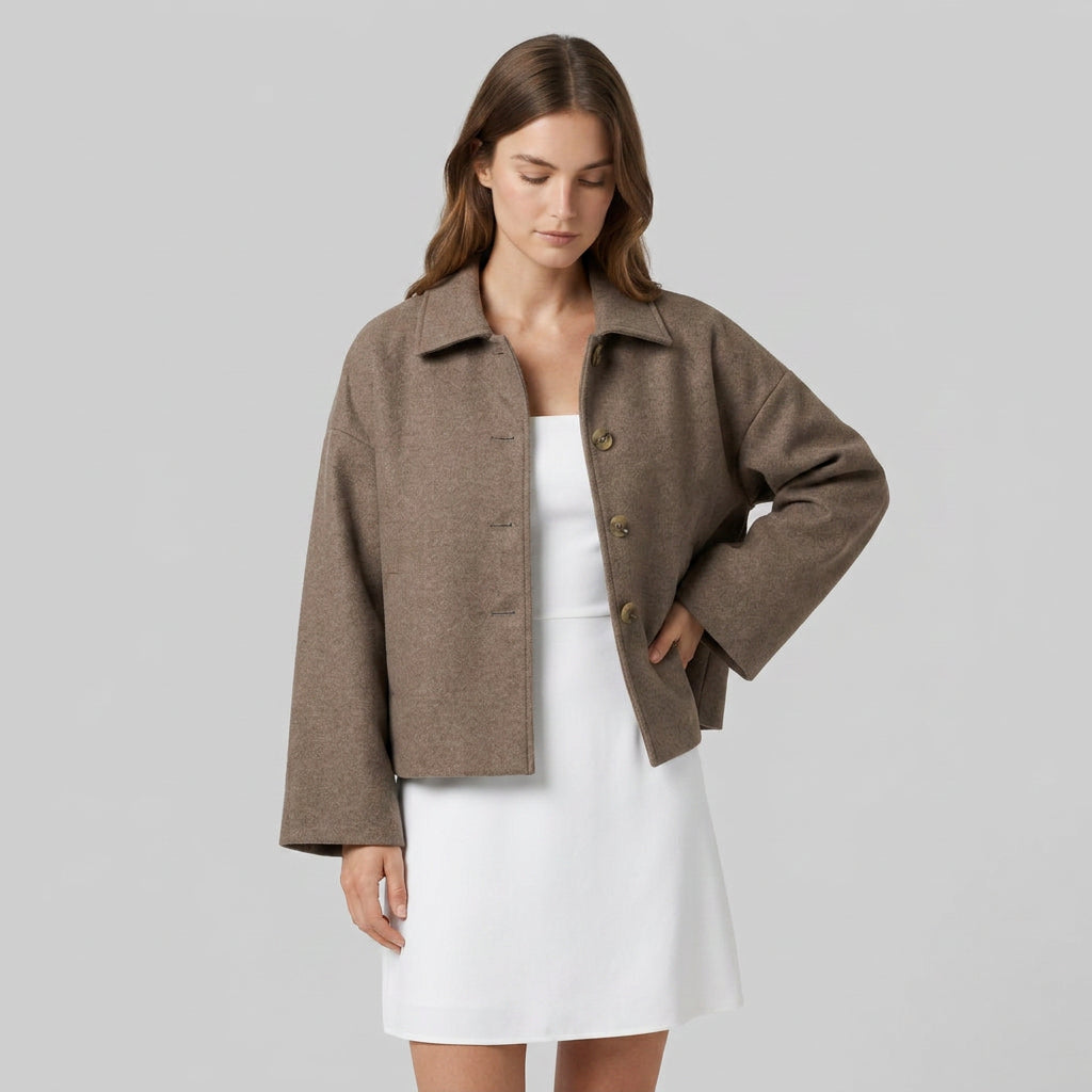 Veste Oversize Manches Longues Street Style pour Femme