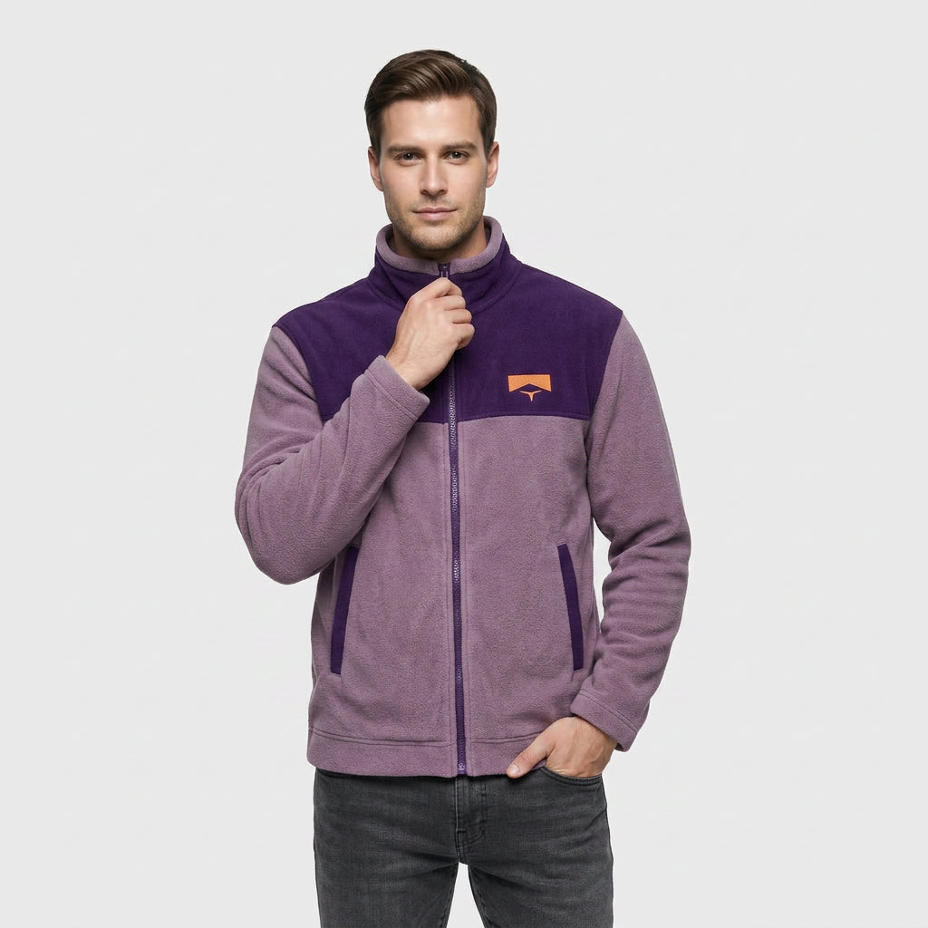 Veste Western Doublure Polaire Motifs Ethniques pour Homme