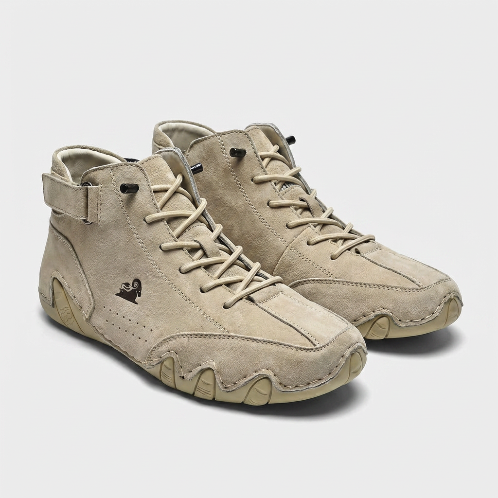 Sneakers Montantes Casual Lacets Bride Cheville pour Homme