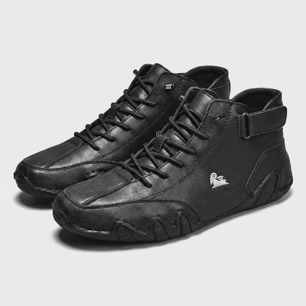 Sneakers Montantes Casual Lacets Bride Cheville pour Homme