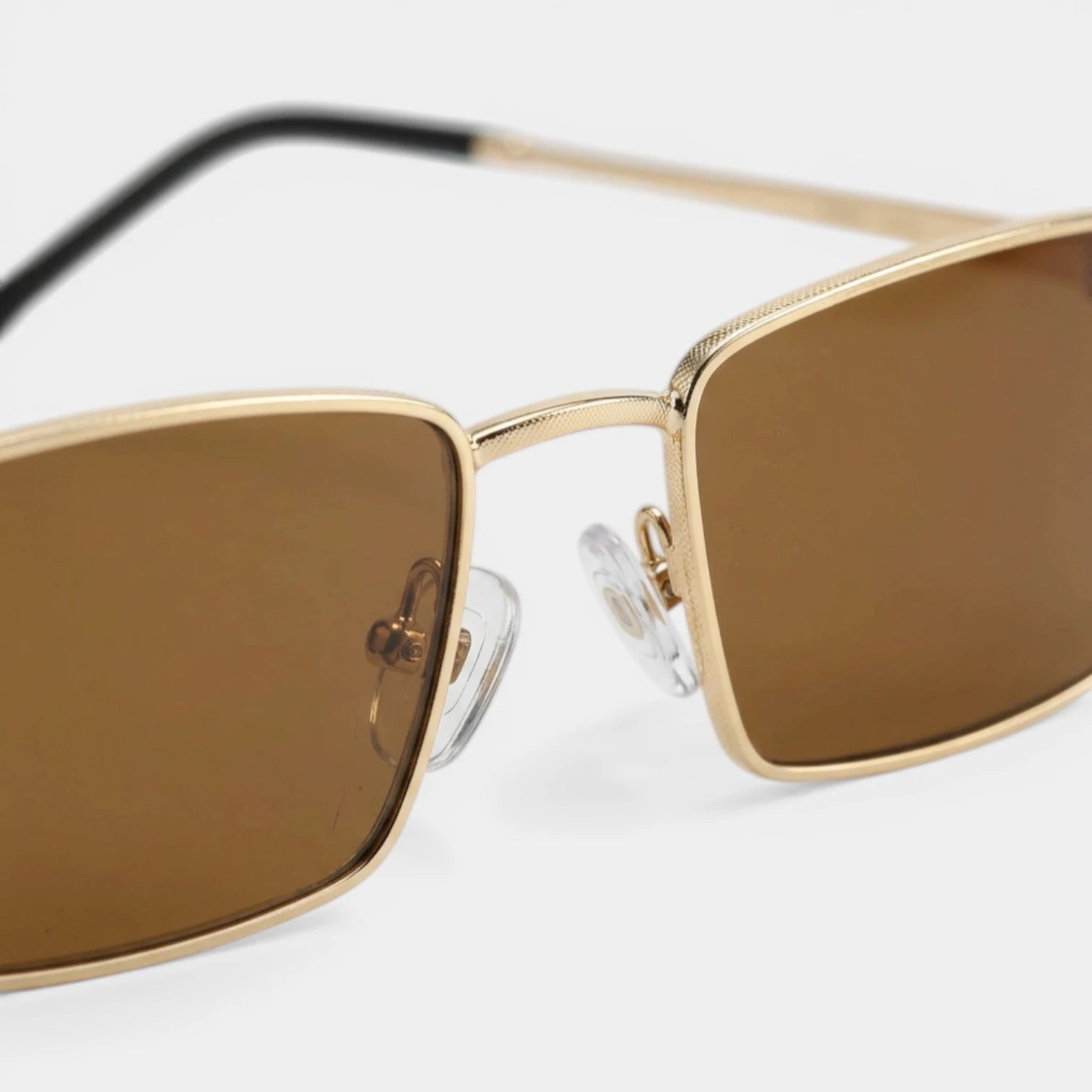 Lunettes Rectangulaires Métal Profil Fin pour Homme