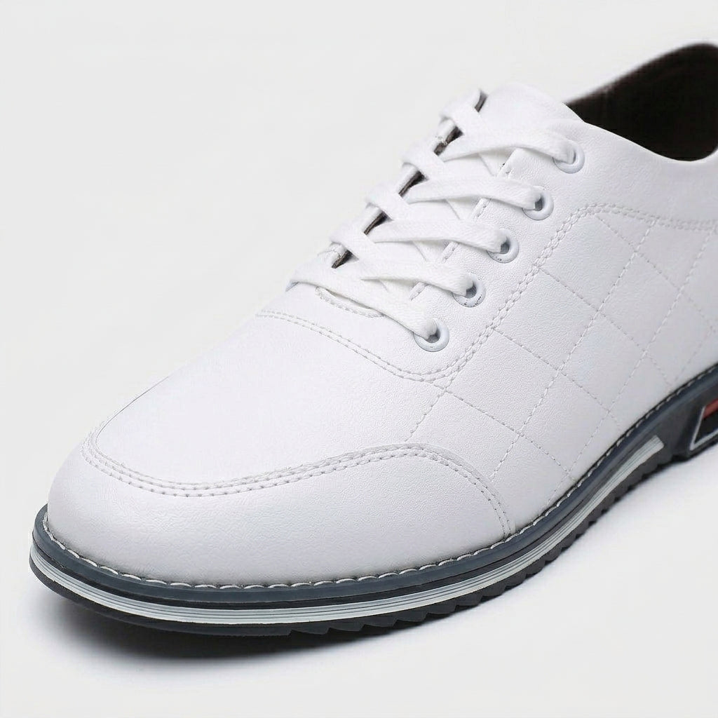 Chaussures Casual à Lacets Détails Matelassés Semelle Sport pour Homme
