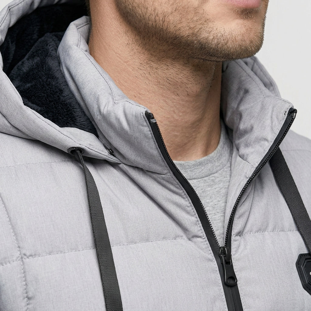 Gilet Matelassé Isolant Sans Manches Coupe Légère pour Homme