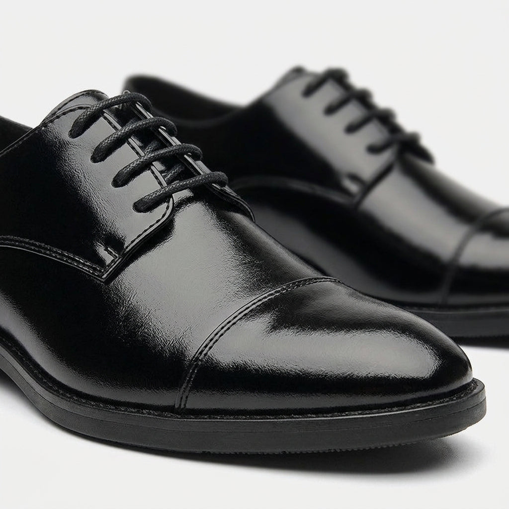 Oxford Cuir Pleine Fleur Cousu Goodyear pour Homme